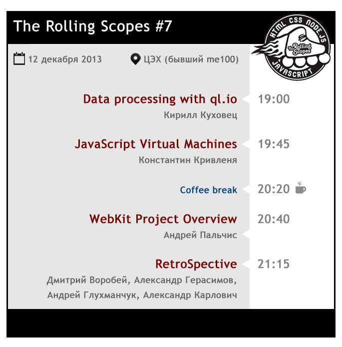 The Rolling Scopes #7